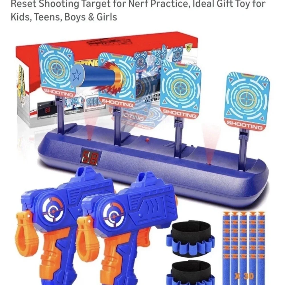 NEW Shooting Game Zone Electronic Auto Scoring Reset Target Set Model 3599